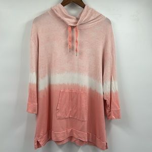 Koolaburra Pink and White Hoodie